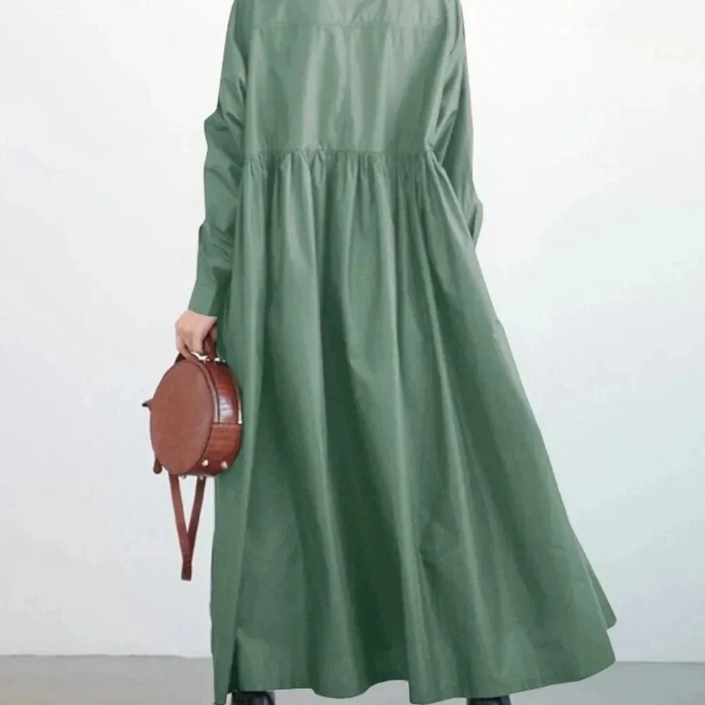 ZANZEN Dress NWT Botton Down - Picture 5 of 7